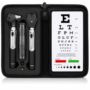 Fiber Optice Mini Otoscope Ophthalmoscope set